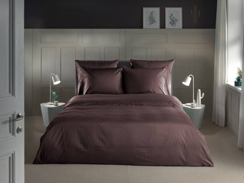 Heckett & Lane Bettwäsche "Banda" 2 tlg. hochwertiges Mako-Satin, Streifen Satin, Bettwäsche ab 135x200 cm. von Heckett & Lane