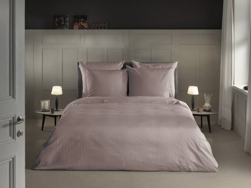 Heckett & Lane Bettwäsche "Banda" 3 tlg. hochwertiges Mako-Satin, Streifen Satin, Bettwäsche ab 135x200 cm. von Heckett & Lane