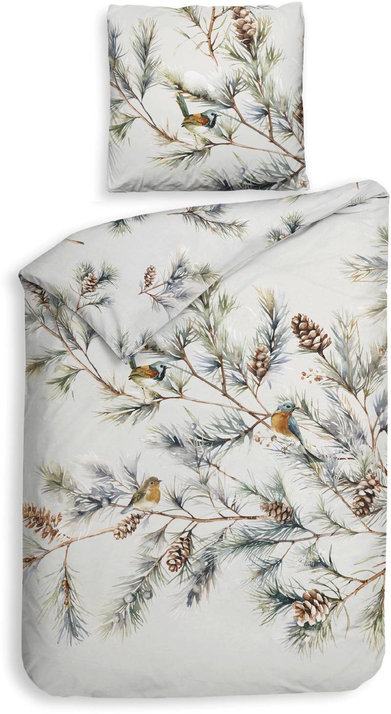 Heckett & Lane Bettwäsche "Destiny" 2 Stk. tlg. Äste Design, hochwertiges Mako-Satin, Bettwäsche ab 135x200 cm. von Heckett & Lane