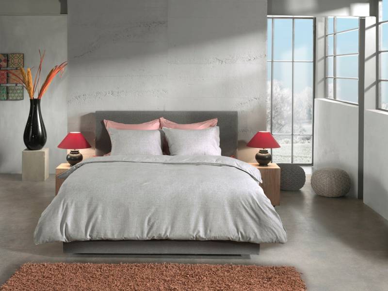 Heckett & Lane Bettwäsche "Franela" 2 Stk. tlg. Uni Design, hochwertiges Flanell, Bettwäsche ab 135x200 cm von Heckett & Lane