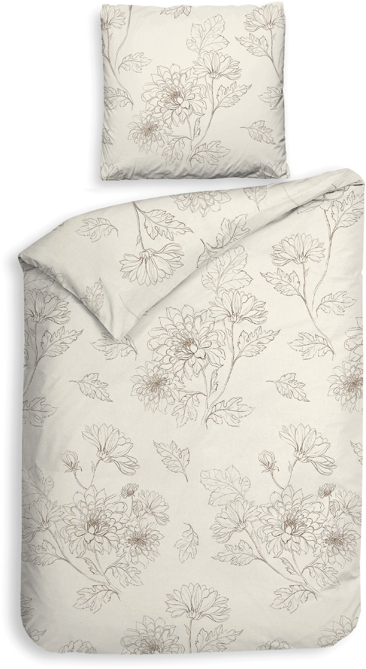 Heckett & Lane Bettwäsche "Gigi" 2 Stk. tlg. 100% Baumwolle, hochwertiges Flanell, Bettwäsche ab 135x200 cm. von Heckett & Lane