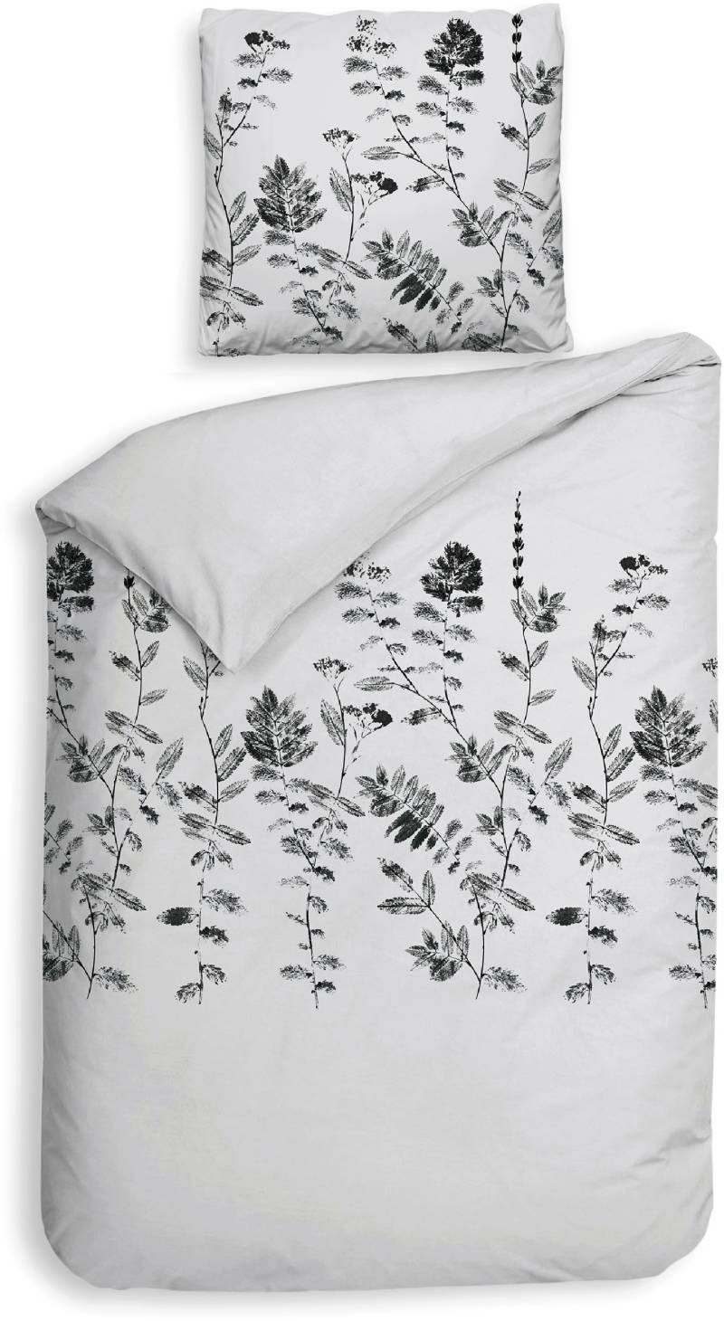 Heckett & Lane Bettwäsche "Rocco" 2 Stk. tlg. Blätter Design, 100% Baumwolle ab 135x200 cm. von Heckett & Lane