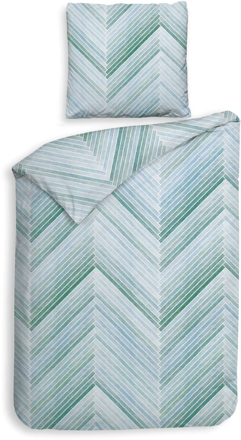 Heckett & Lane Bettwäsche "Vita" 2 tlg. Streifen Design, 100% Baumwolle ab 135x200 cm. von Heckett & Lane