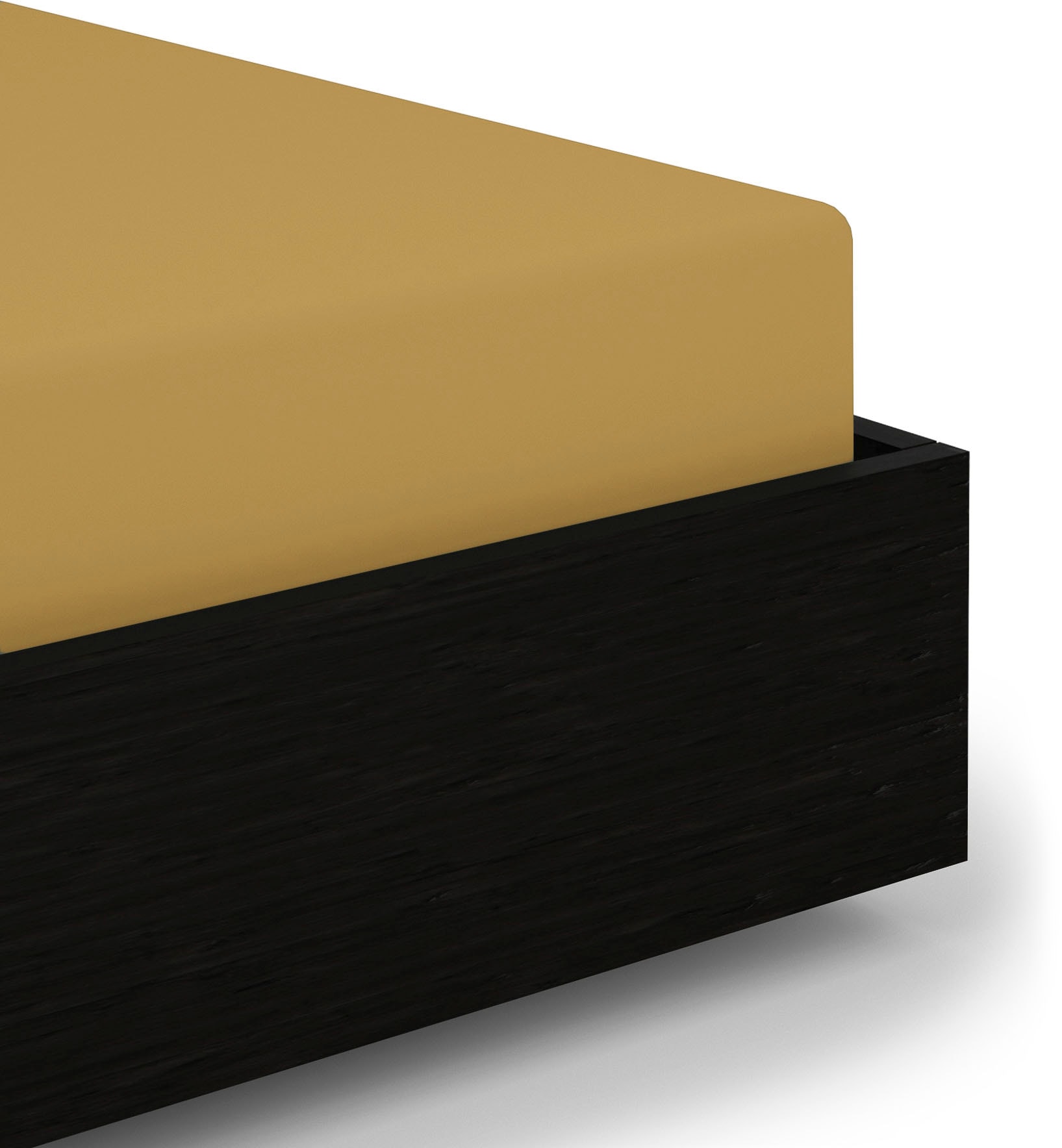 Heckett & Lane Spannbettlaken "Elementi" Laken aus 100% Baumwolle, hochwertiges Mako-Satin, Betttuch ab 90x200 von Heckett & Lane