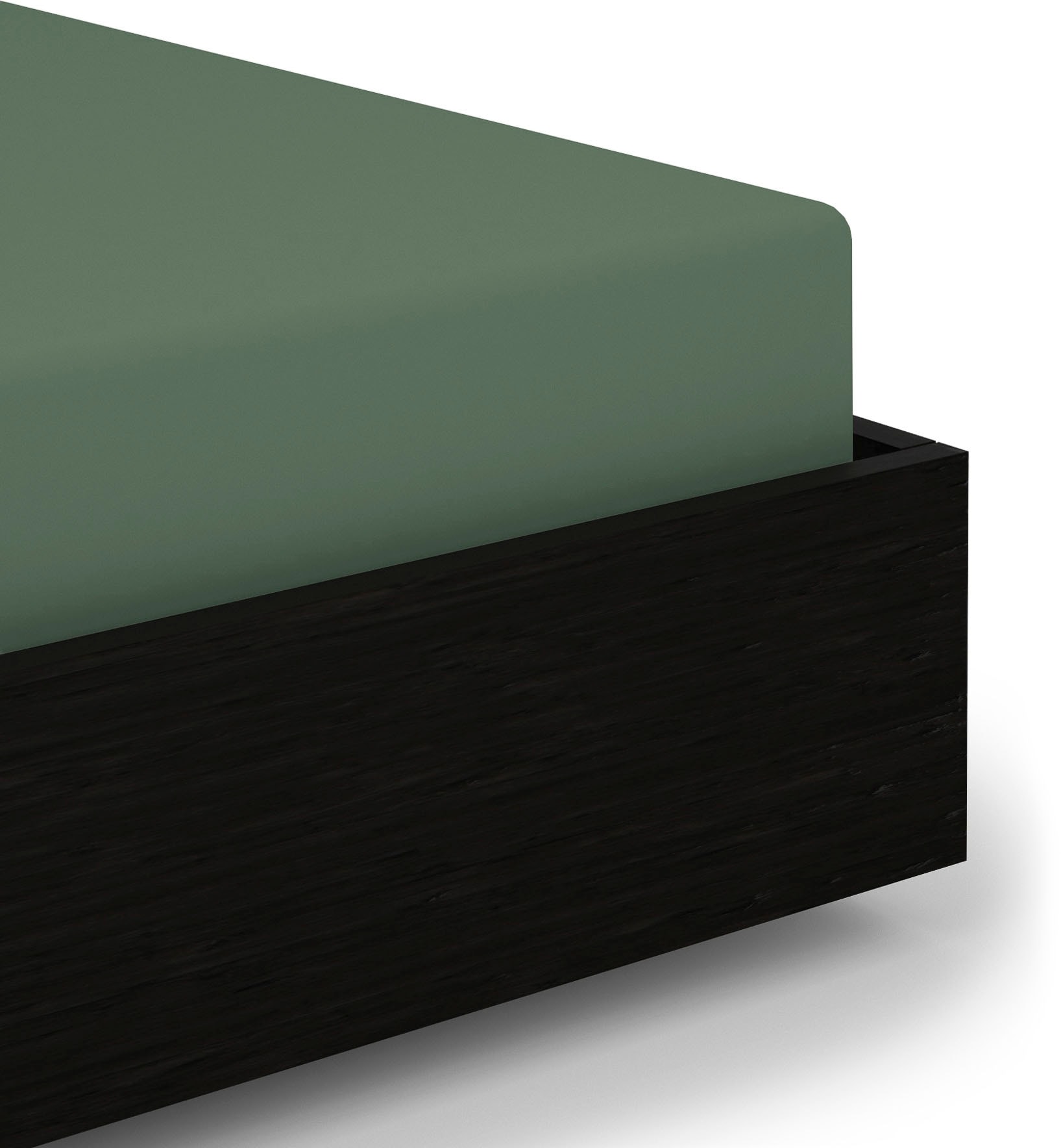 Heckett & Lane Spannbettlaken "Elementi" Laken aus 100% Baumwolle, hochwertiges Mako-Satin, Betttuch ab 90x200 von Heckett & Lane