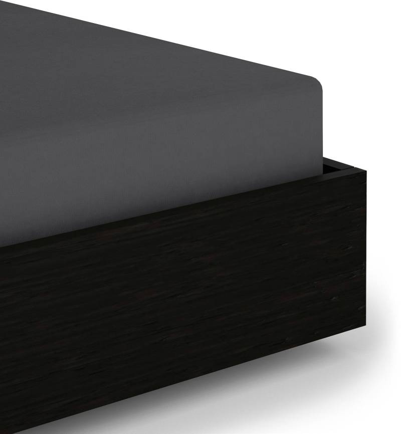 Heckett & Lane Spannbettlaken "Elementi" Laken aus 100% Baumwolle, hochwertiges Mako-Satin, Betttuch ab 90x200 von Heckett & Lane