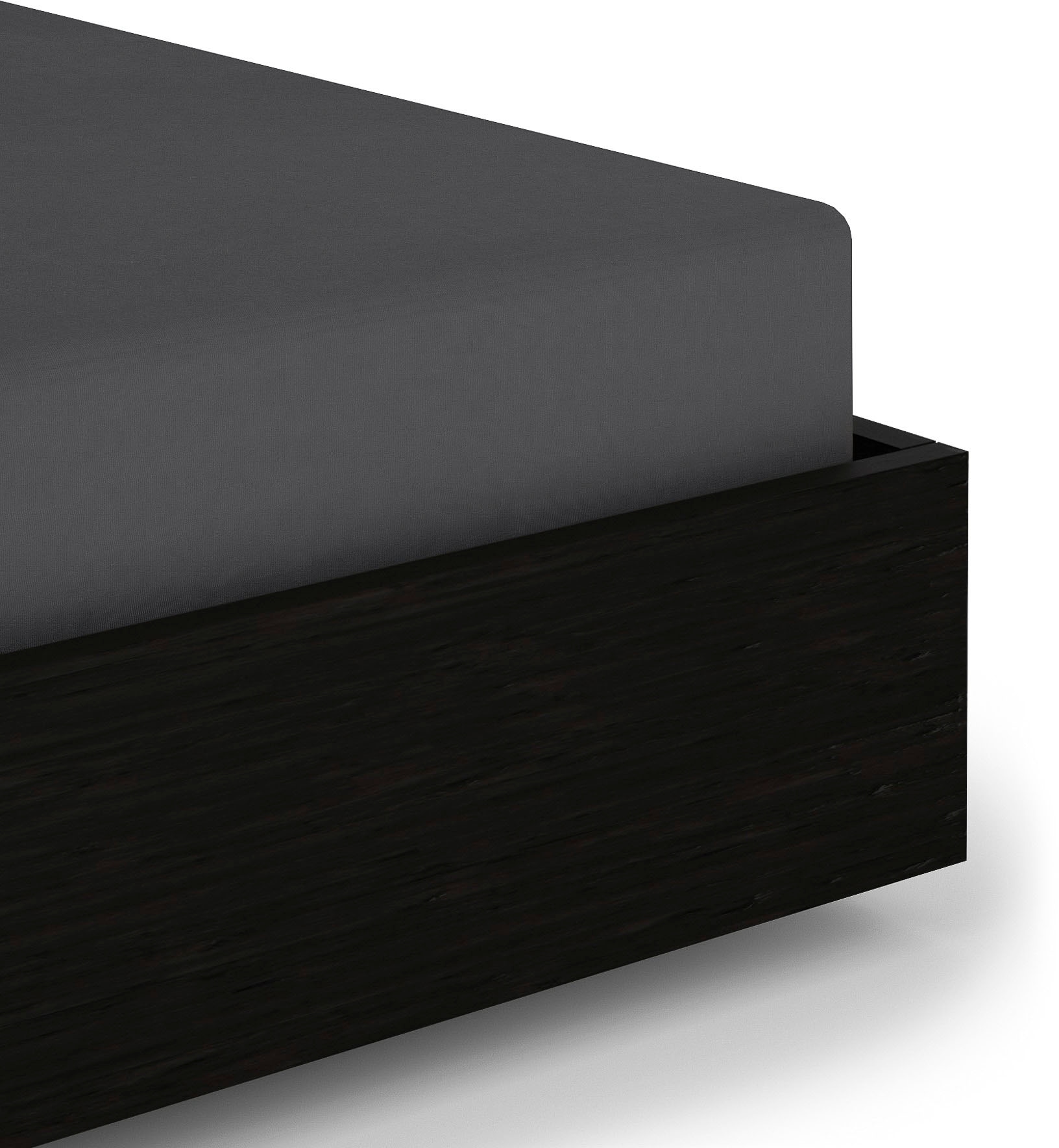 Heckett & Lane Spannbettlaken "Elementi" Laken aus 100% Baumwolle, hochwertiges Mako-Satin, Betttuch ab 90x200 von Heckett & Lane