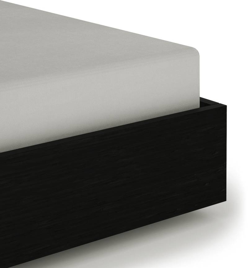 Heckett & Lane Spannbettlaken "Elementi" Laken aus 100% Baumwolle, hochwertiges Mako-Satin, Betttuch ab 90x200 von Heckett & Lane