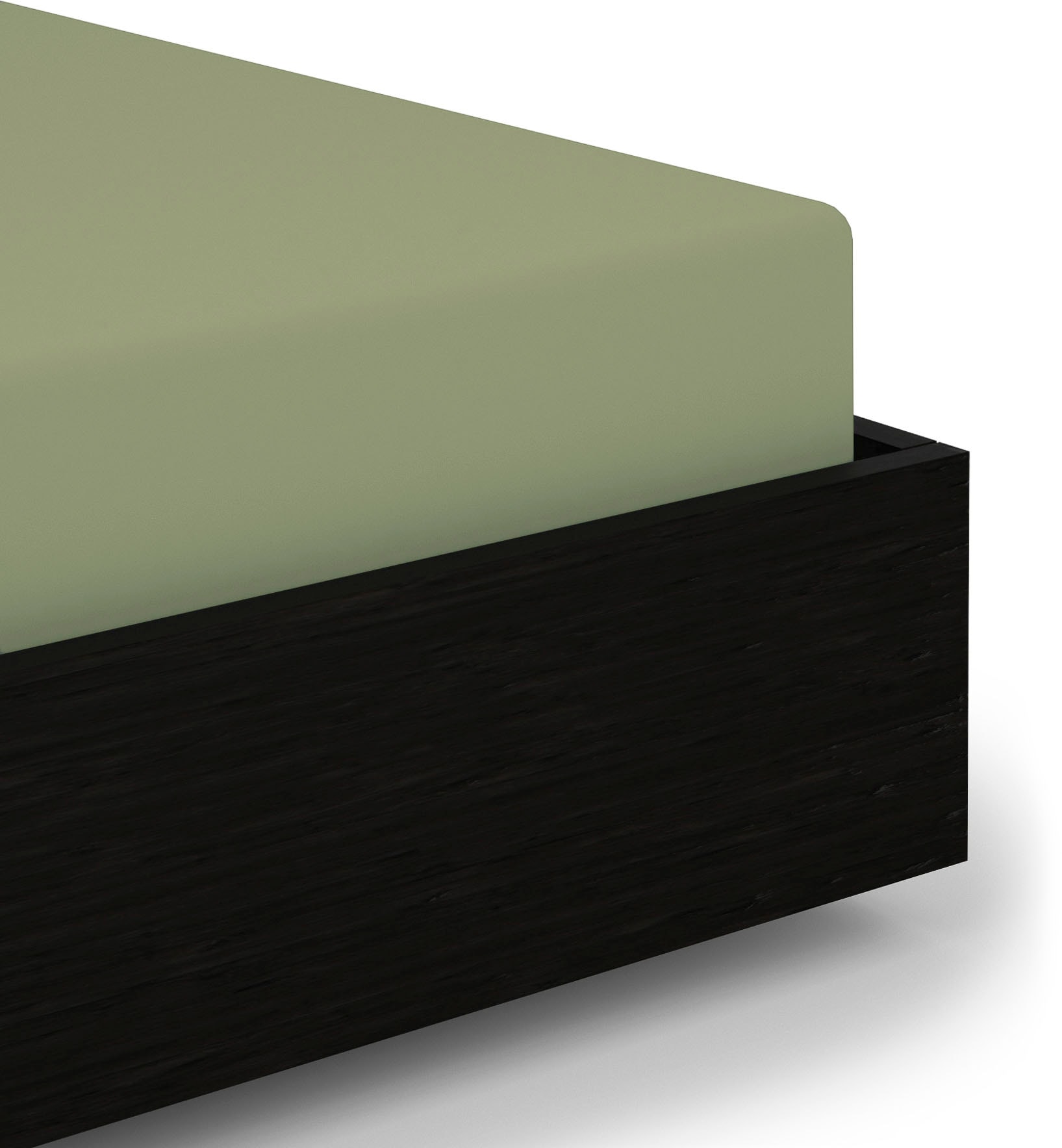 Heckett & Lane Spannbettlaken "Elementi" Laken aus 100% Baumwolle, hochwertiges Mako-Satin, Betttuch ab 90x200 von Heckett & Lane