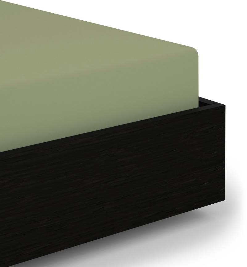 Heckett & Lane Spannbettlaken "Elementi" Laken aus 100% Baumwolle, hochwertiges Mako-Satin, Betttuch ab 90x200 von Heckett & Lane