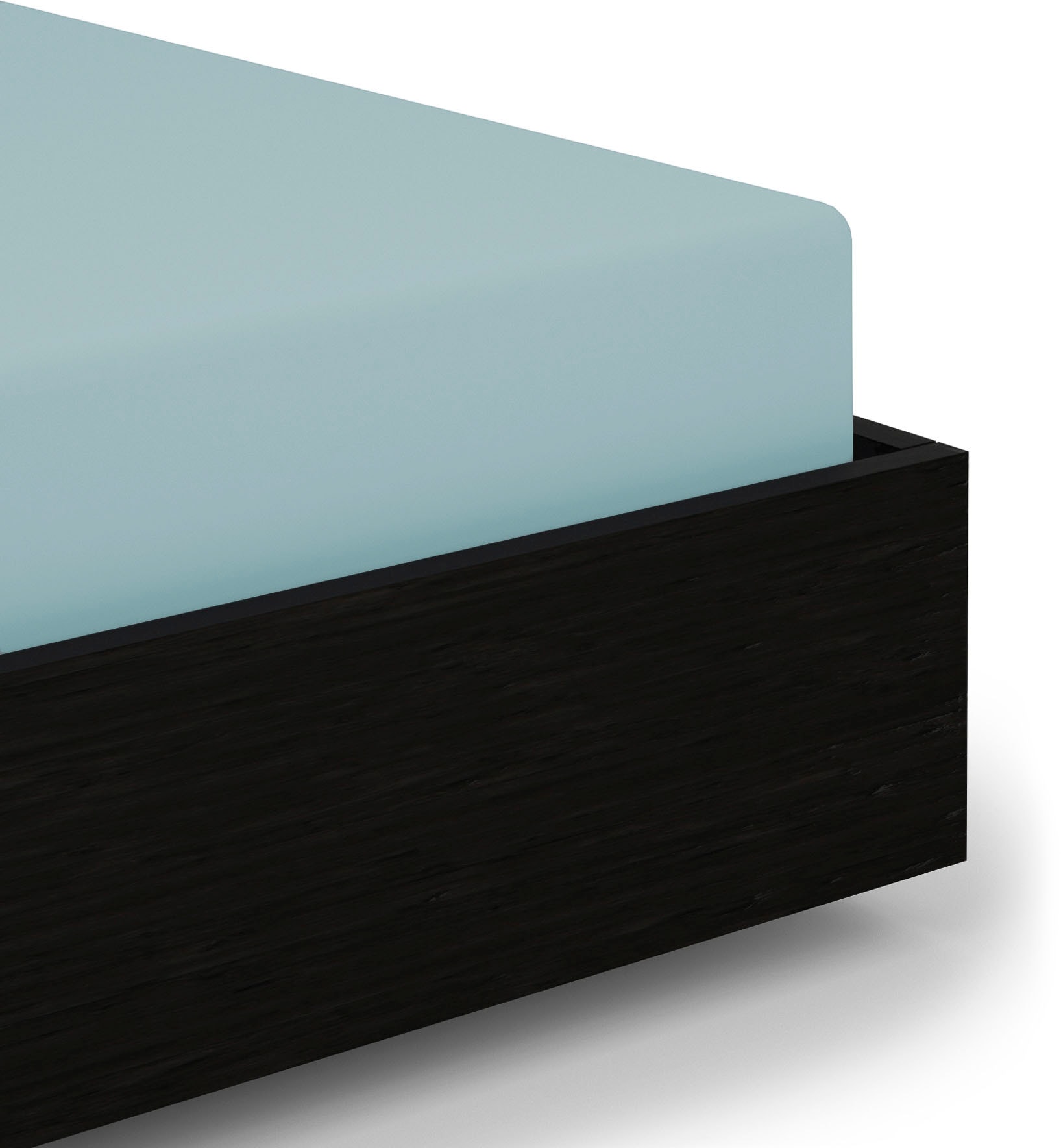 Heckett & Lane Spannbettlaken "Elementi" Laken aus 100% Baumwolle, hochwertiges Mako-Satin, Betttuch ab 90x200 von Heckett & Lane