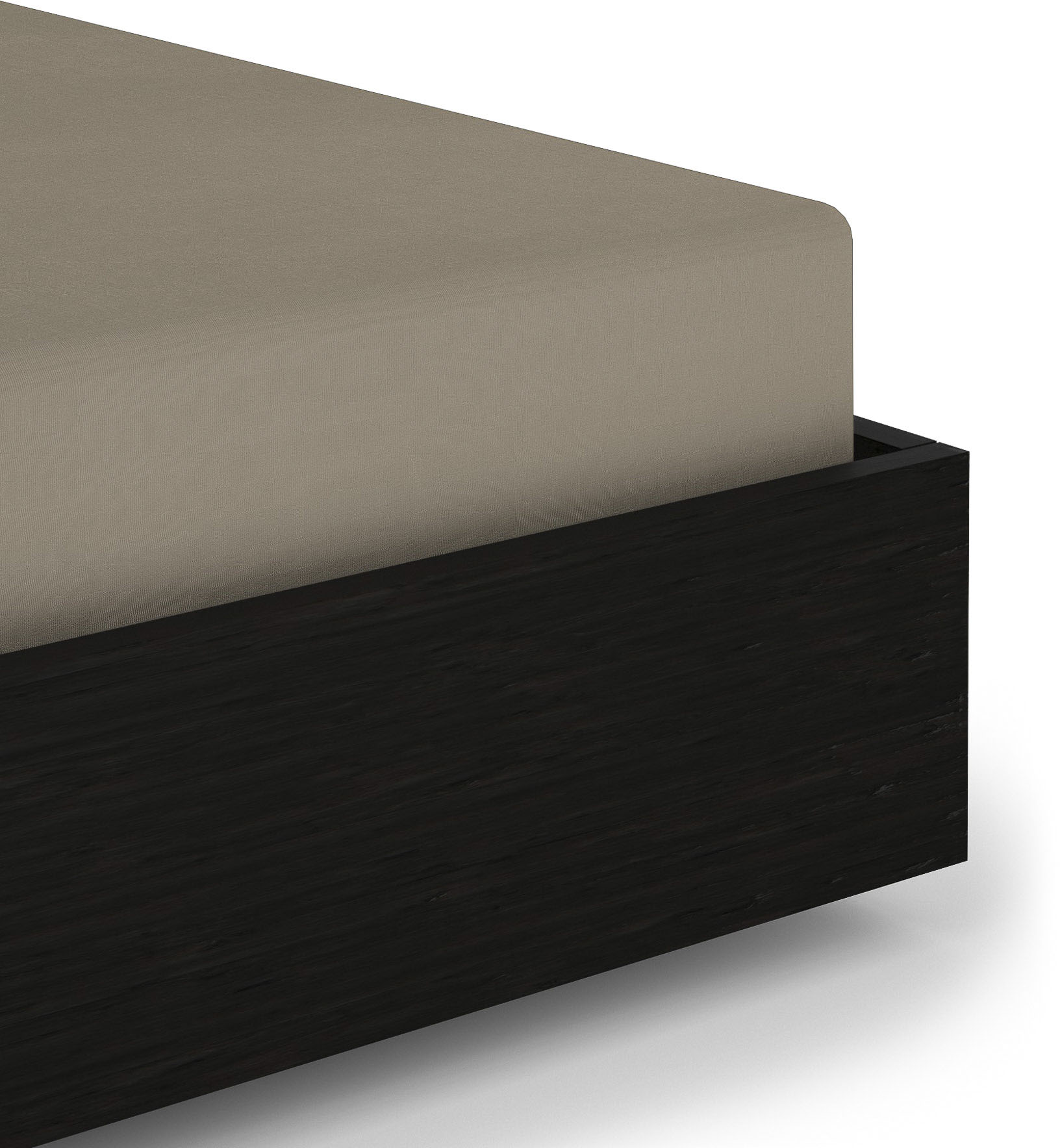 Heckett & Lane Spannbettlaken "Elementi" Laken aus 100% Baumwolle, hochwertiges Mako-Satin, Betttuch ab 90x200 von Heckett & Lane