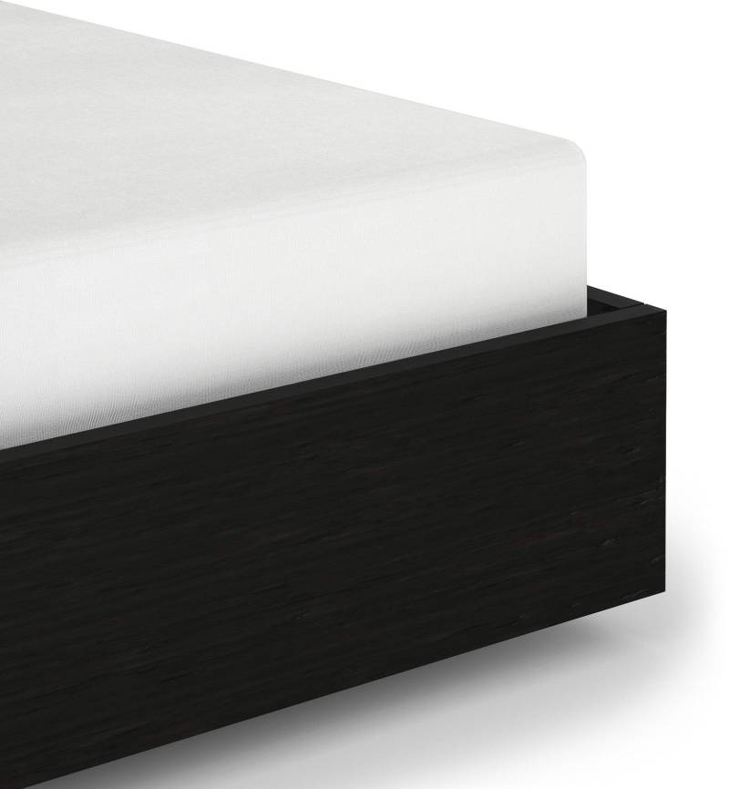 Heckett & Lane Spannbettlaken "Elementi" Laken aus 100% Baumwolle, hochwertiges Mako-Satin, Betttuch ab 90x200 von Heckett & Lane