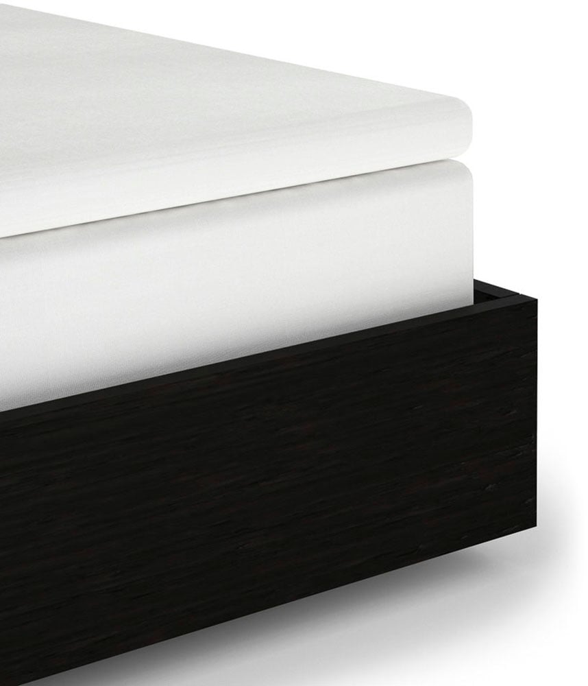 Heckett & Lane Spannbettlaken "Elementi Topper" Laken aus 100% Baumwolle, hochwertiges Mako-Satin, Betttuch ab 90x200 von Heckett & Lane