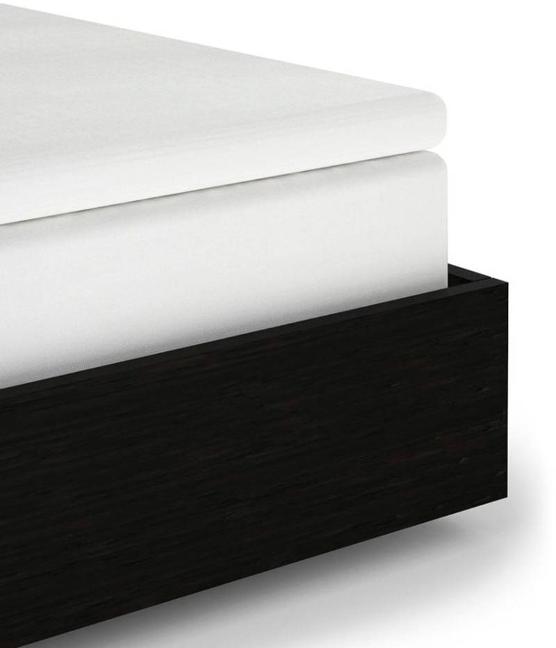 Heckett & Lane Spannbettlaken "Elementi Topper" Laken aus 100% Baumwolle, hochwertiges Mako-Satin, Betttuch ab 90x200 von Heckett & Lane