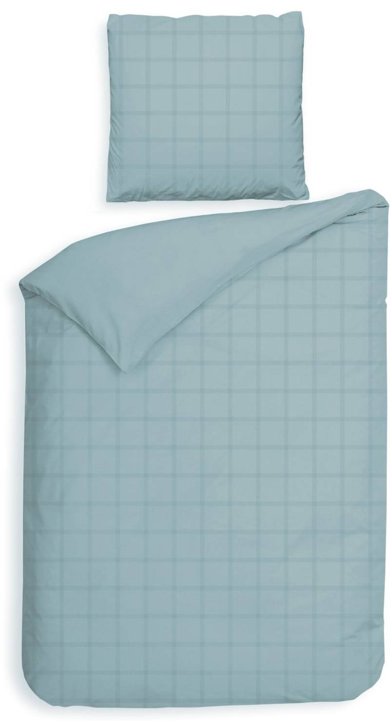 Heckett & Lane Wendebettwäsche "Diamante" 2 Stk. tlg. kariert, hochwertiges Mako-Satin, Bettwäsche ab 135x200 cm. von Heckett & Lane
