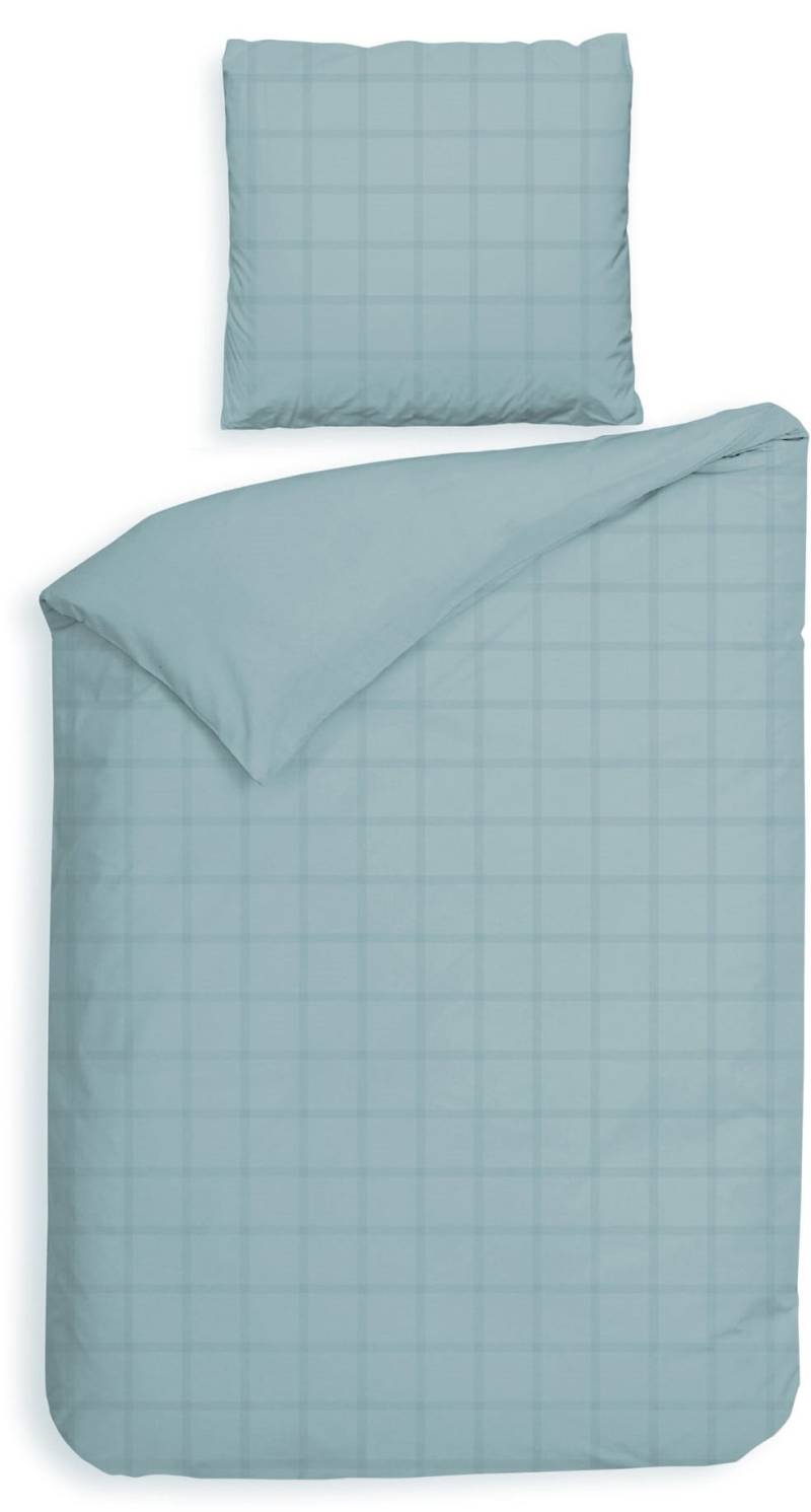 Heckett & Lane Wendebettwäsche "Diamante" 2 Stk. tlg. kariert, hochwertiges Mako-Satin, Bettwäsche ab 135x200 cm. von Heckett & Lane