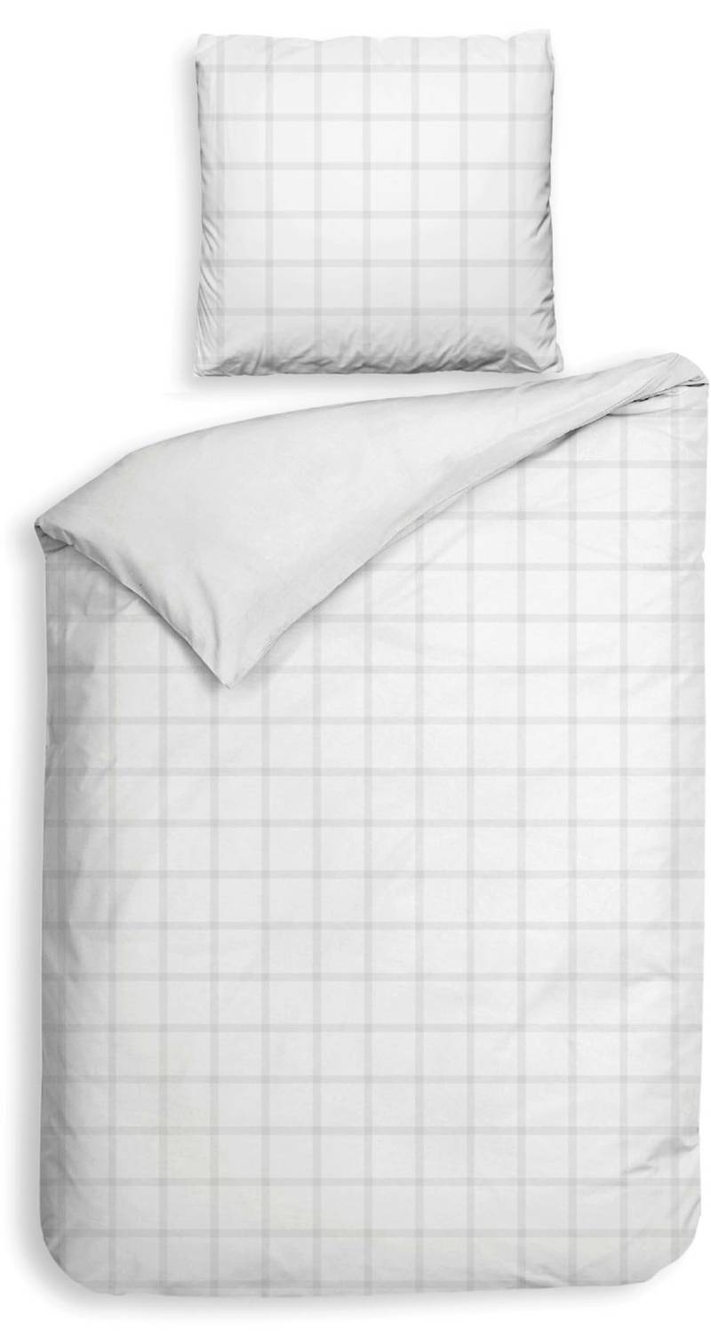 Heckett & Lane Wendebettwäsche "Diamante" 2 Stk. tlg. kariert, hochwertiges Mako-Satin, Bettwäsche ab 135x200 cm. von Heckett & Lane