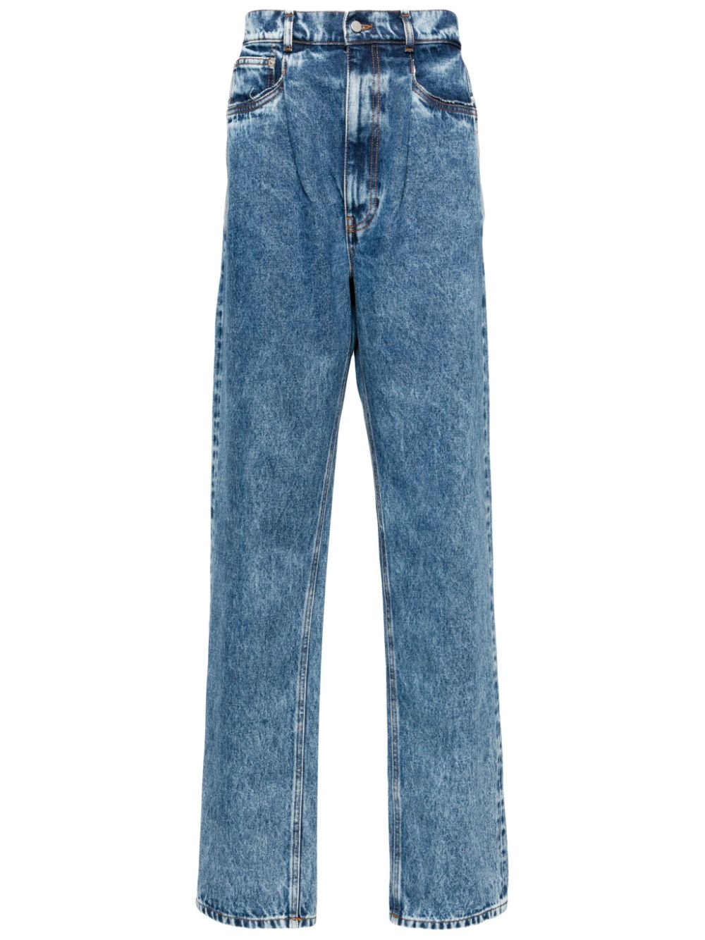 Hed Mayner Halbhohe Straight-Leg-Jeans - Blau von Hed Mayner