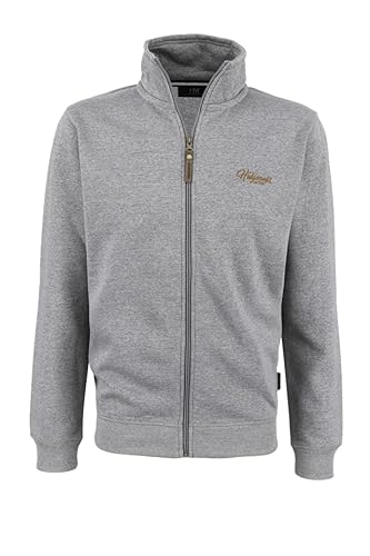 Hedgemoor Herren Sweatjacke Jacke Vikaro mit Stehkragen, Grey Mix, Gr.L von Hedgemoor