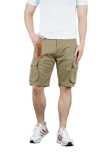 Hedgemoor Montego Herren Cargo Shorts, Covert Green, Grösse 4XL von Hedgemoor