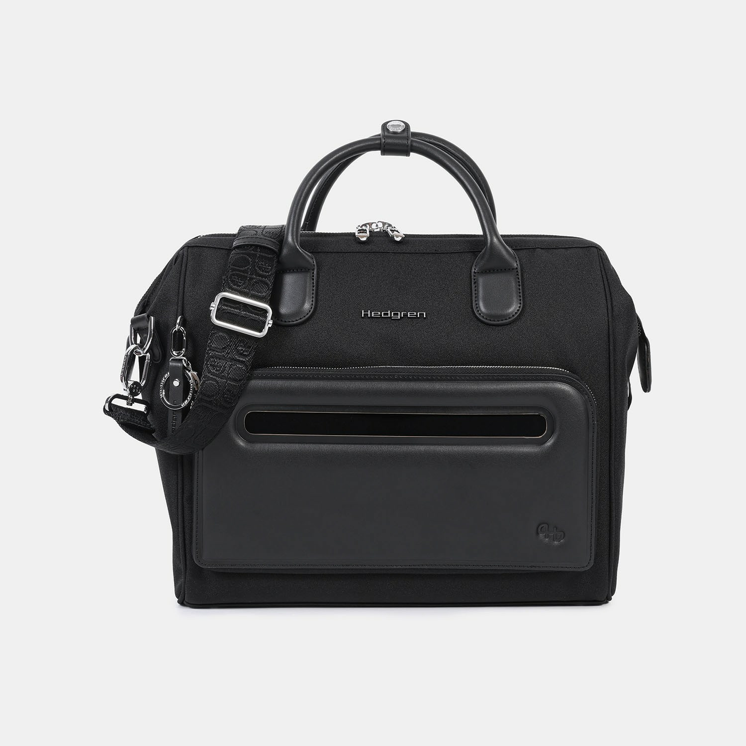 COMPUTERTASCHE  schwarz  div. Mat. Mix von Hedgren