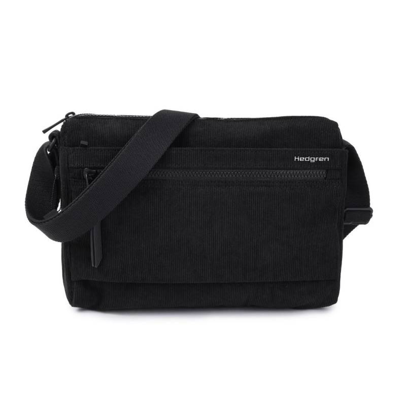 Hedgren - INNERCITY Handtasche Eye M Corduroy Black Schwarz von Hedgren