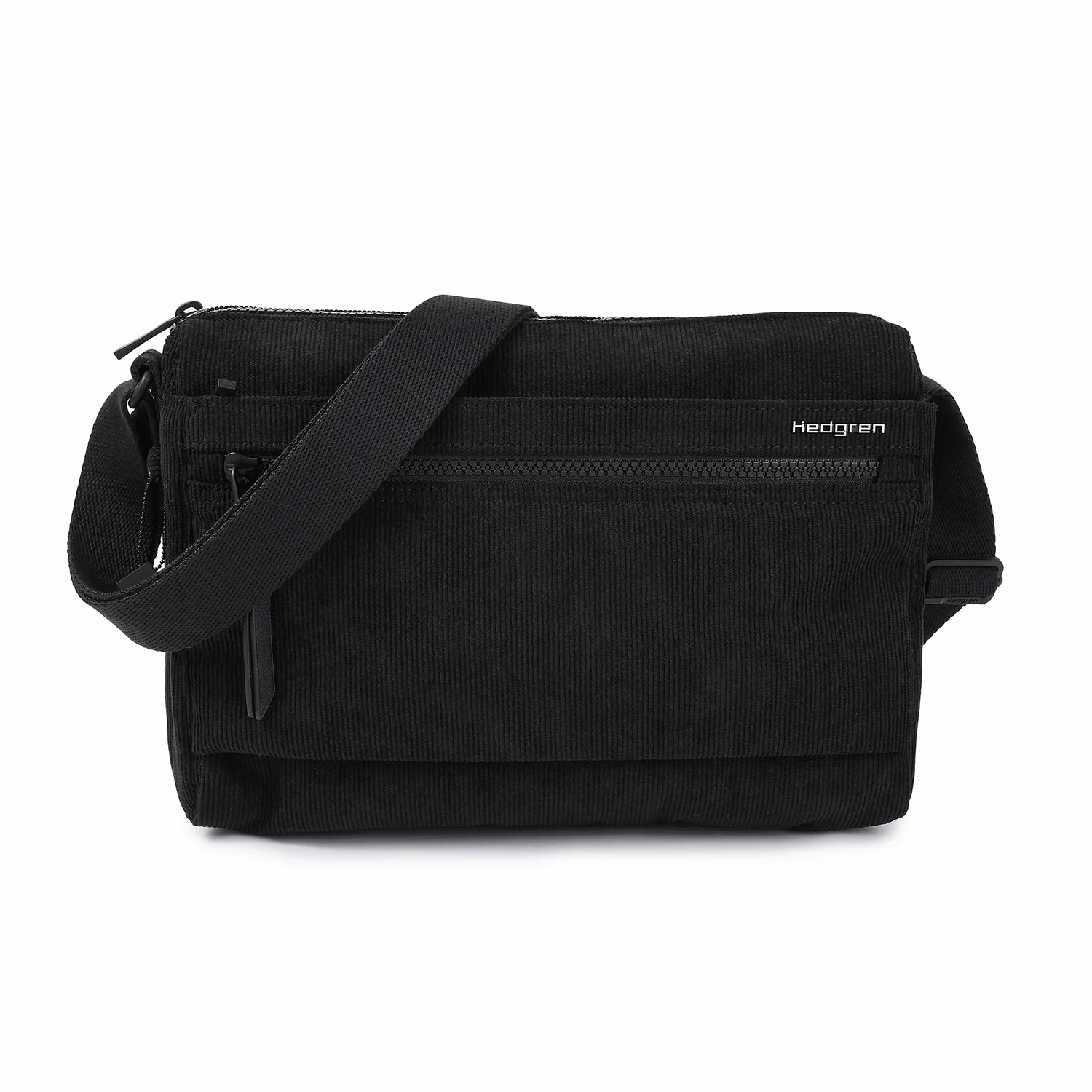 Hedgren Inner City 2 Eye RFID Schultertasche 27 cm - Corduroy Black von Hedgren