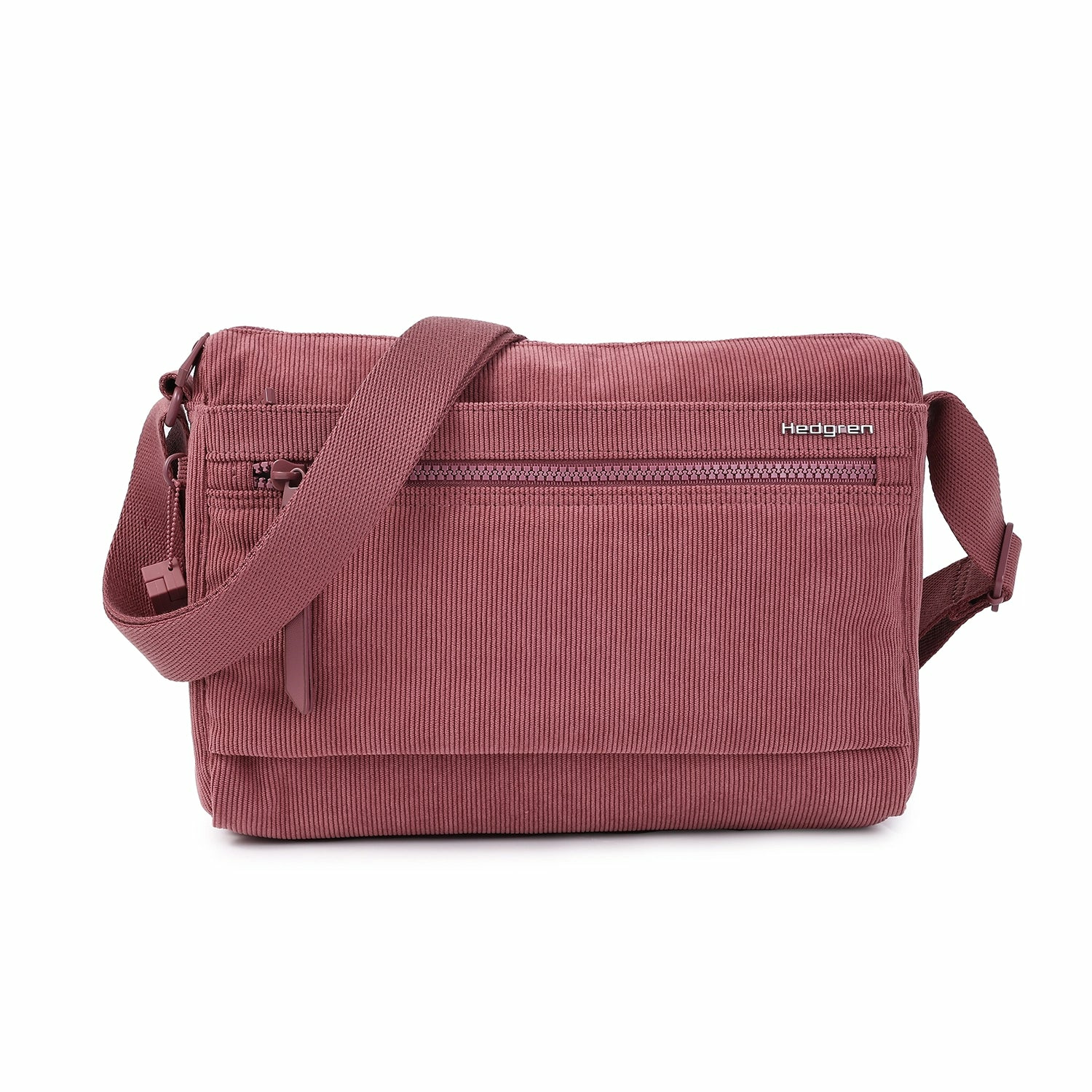 Hedgren Inner City 2 Eye RFID Umhängetasche 22 cm - Corduroy Dusty Rose von Hedgren