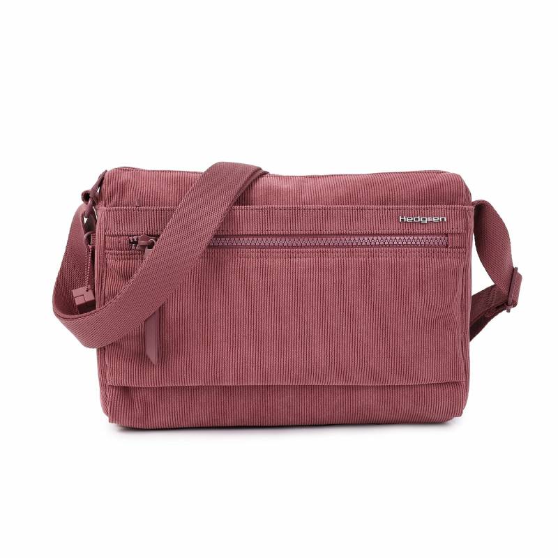 Hedgren Inner City 2 Eye RFID Umhängetasche 22 cm - Corduroy Dusty Rose von Hedgren