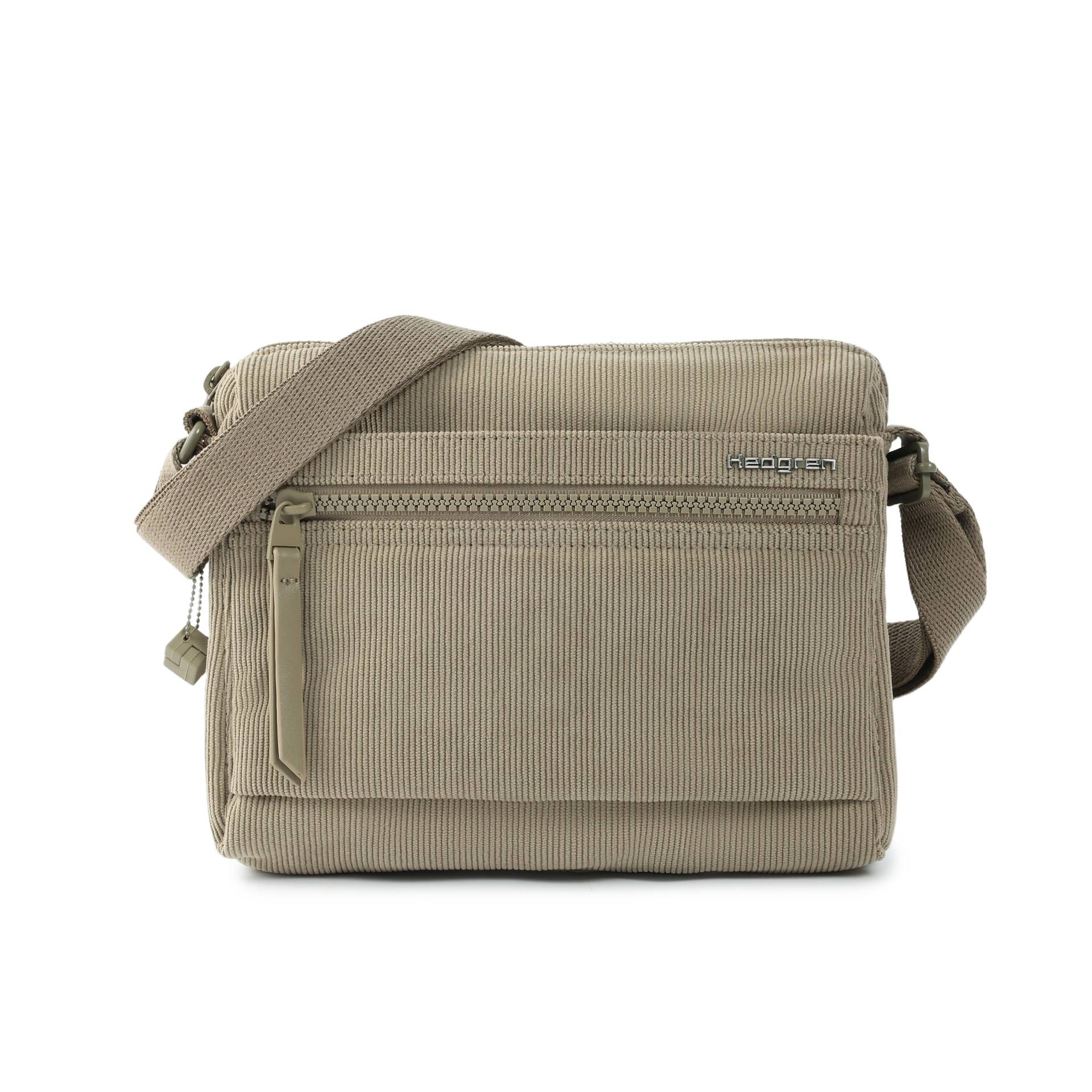Hedgren - SHOULDER BAG + RFID corduroy string beige von Hedgren