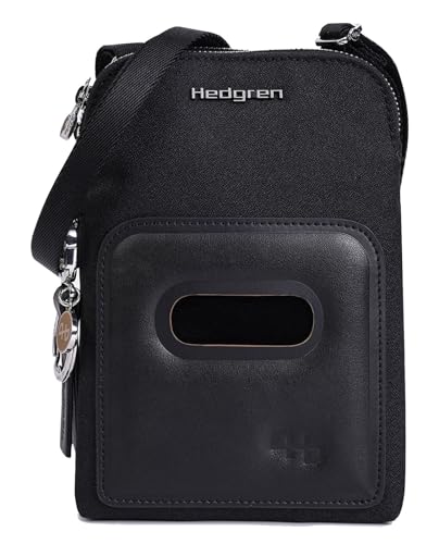 Hedgren Unisex Cortado Phone Bag + RFID, Schwarz von Hedgren