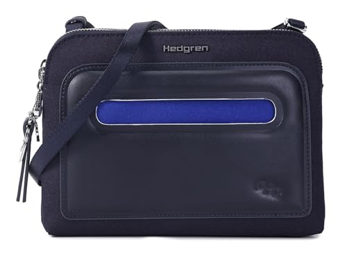 Hedgren Unisex Doppio Double Crossover + RFID, Peacoat Blue von Hedgren