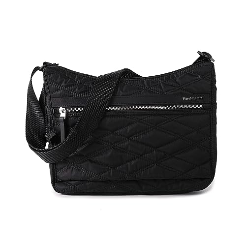 Hedgren Unisex Harper's D Schultertasche mit RFID-Design Tasche, New Quilt Black von Hedgren