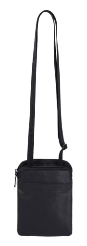 Hedgren Women's Rupee Billfold, Creased Black/Coral von Hedgren