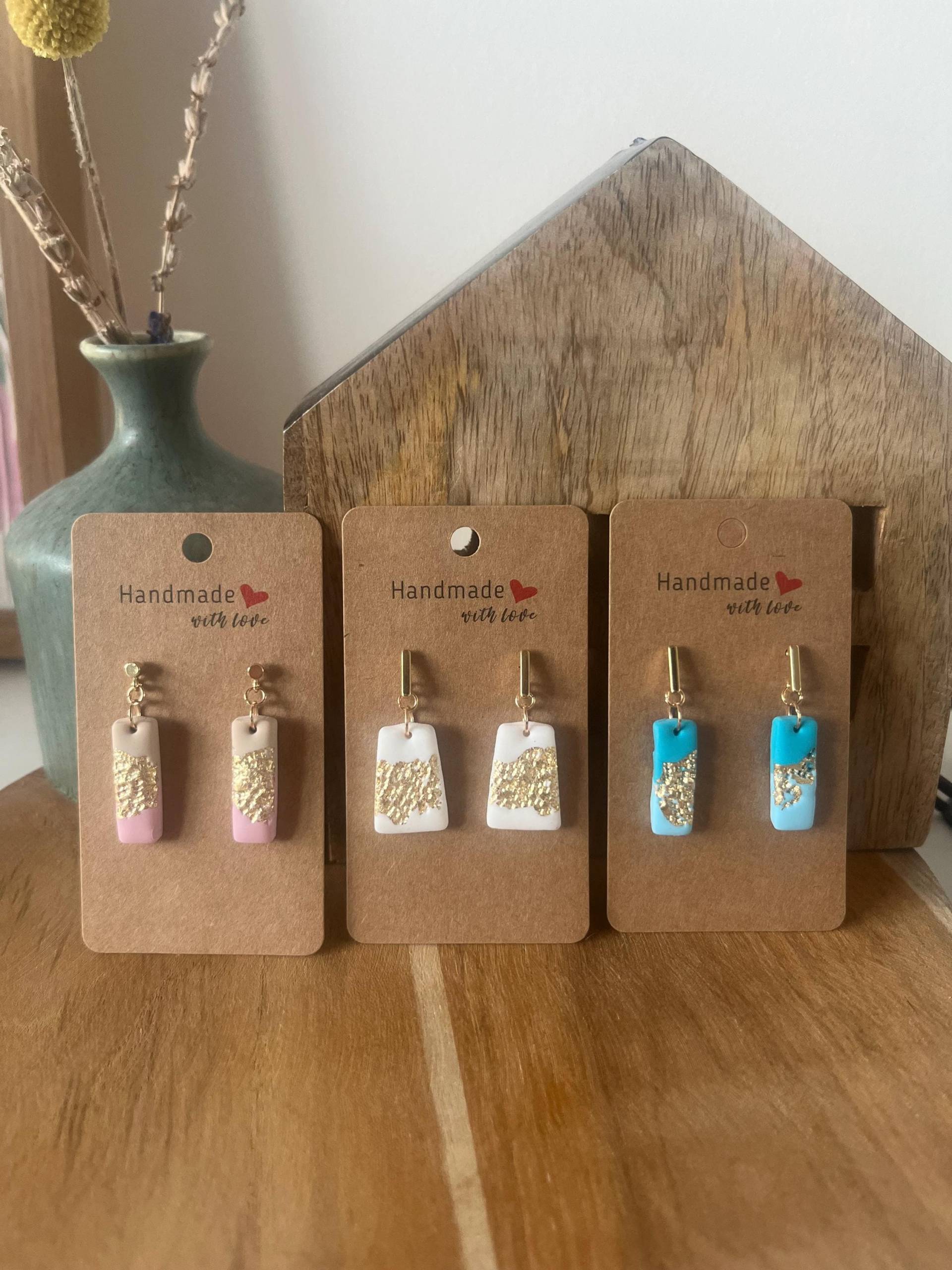 Ohrringe Aus Polymer Ton in Hellen Farben Und Hypoallergenen Ohrstecker Ohrringe Aus Polymer Ton in Hellen Farben Und Hypoallergenen Ohrstecker von HediundHevi