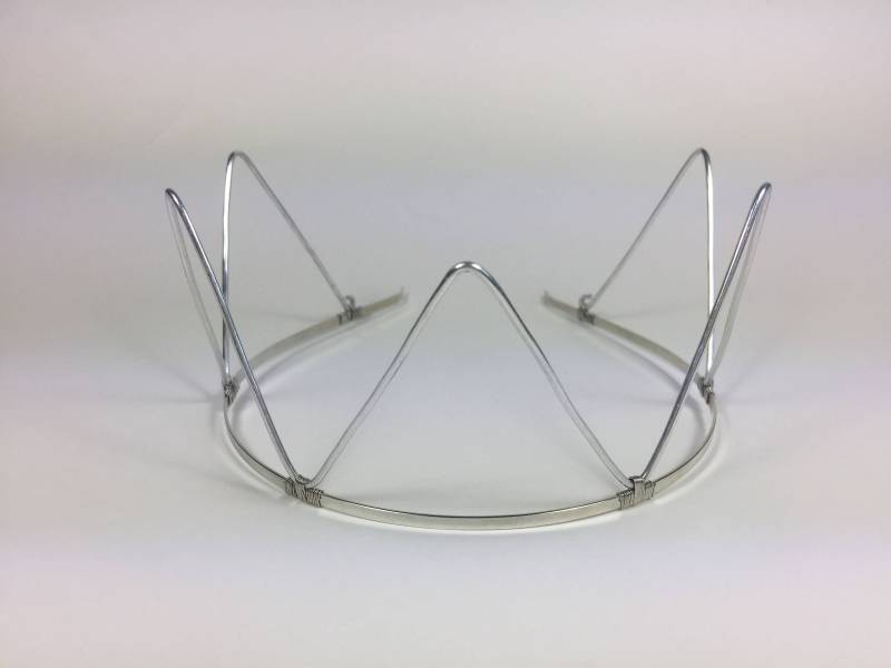 Silberdraht Krone - Festival Smash Kuchen Silber Tiara von HedsThreads