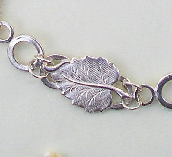 Silber Blätter Halskette Sterling Mit Blättern von HedvaElanyJewelry