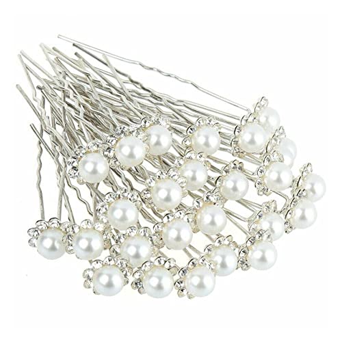 20 stücke Koreanische Perle Strass Haarnadel Haar Rebe Weiß Kamm Headwear Stirnband Hochzeit Blume Q8I9 Schmuck Kopfschmuck Retro Braut von HeeDz