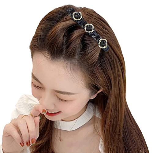 Frauen Elegante Blume Perlen Zopf Haarnadeln Süße Haar Dekorieren Clips Pony Halten Haar Zubehör Set Stirnband Mode Haarspangen von HeeDz