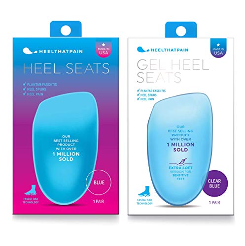 Fersenschmerzen Sensitive Füße Starter-Kit – Gel und Original Fersensitze Fußorthopädische Einlagen – Fersenkissen Kissen Einlagen für Plantarfasziitis, Fersensporn und Fersenschmerzen Fersenschmerzen Sensitive Füße Starter-Kit – Gel und Original Fersensitze Fußorthopädische Einlagen – Fersenkissen Kissen Einlagen für Plantarfasziitis, Fersensporn und Fersenschmerzen von Heel That Pain