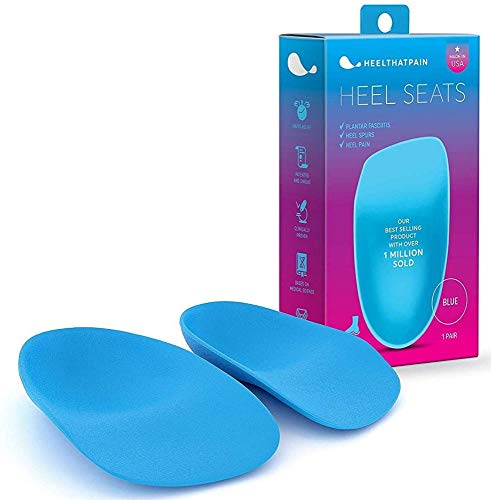 Heel That Pain Fuß-Orthesen fügt - Ferse Tassen Kissen Einlegesohlen für Plantarfasziitis, Fersensporn Blau Heel That Pain Fuß-Orthesen fügt - Ferse Tassen Kissen Einlegesohlen für Plantarfasziitis, Fersensporn Blau von Heel That Pain