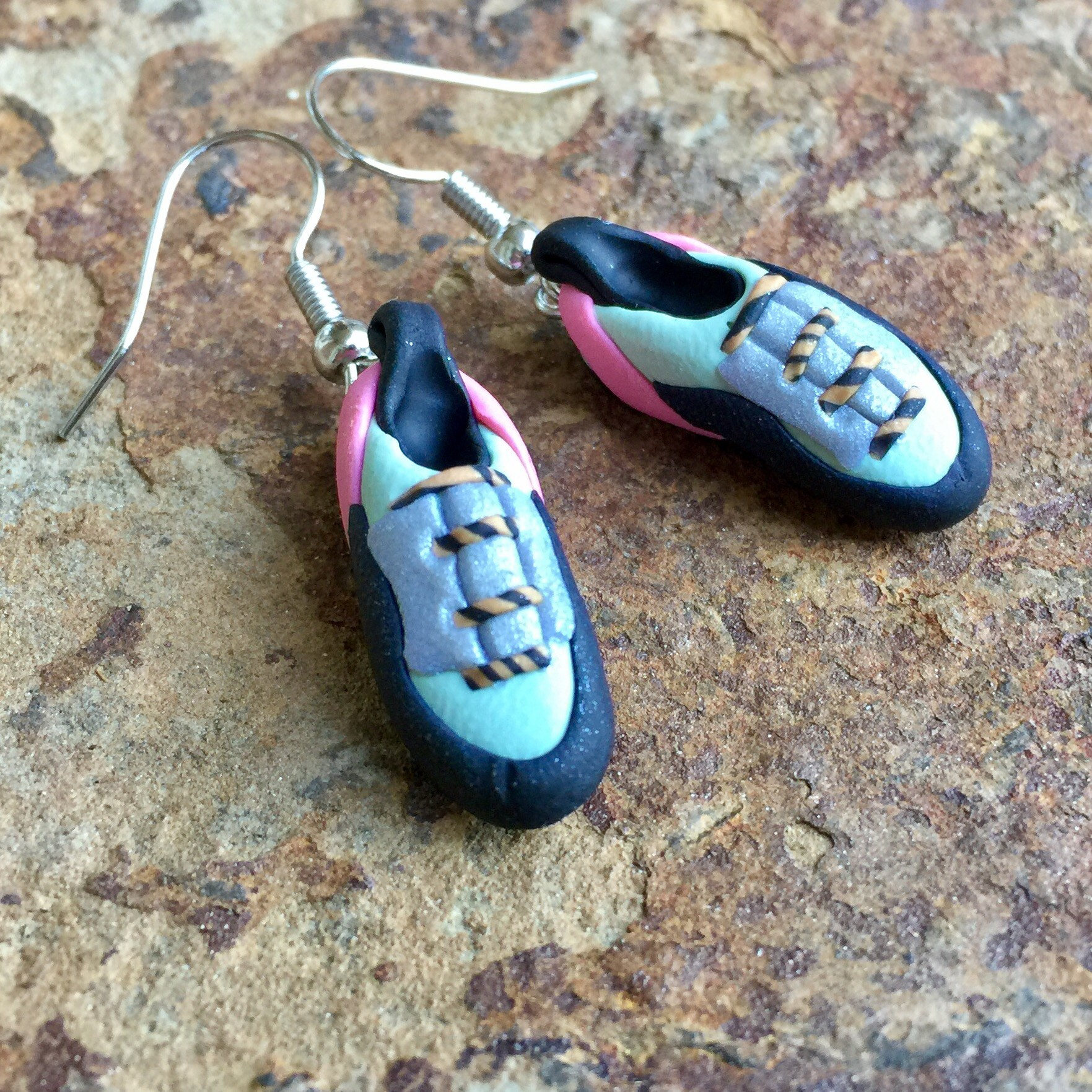 Individuelle Kletterschuh Ohrringe Personalisiertes Geschenk Für Kletterer Individuelle Kletterschuh Ohrringe Personalisiertes Geschenk Für Kletterer von HeelHooksClimbing