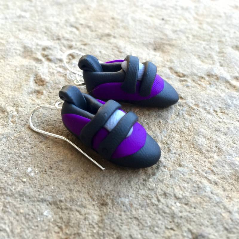 Individuelle Kletterschuh-Ohrringe Personalisiertes Klettergeschenk Individuelle Kletterschuh-Ohrringe Personalisiertes Klettergeschenk von HeelHooksClimbing