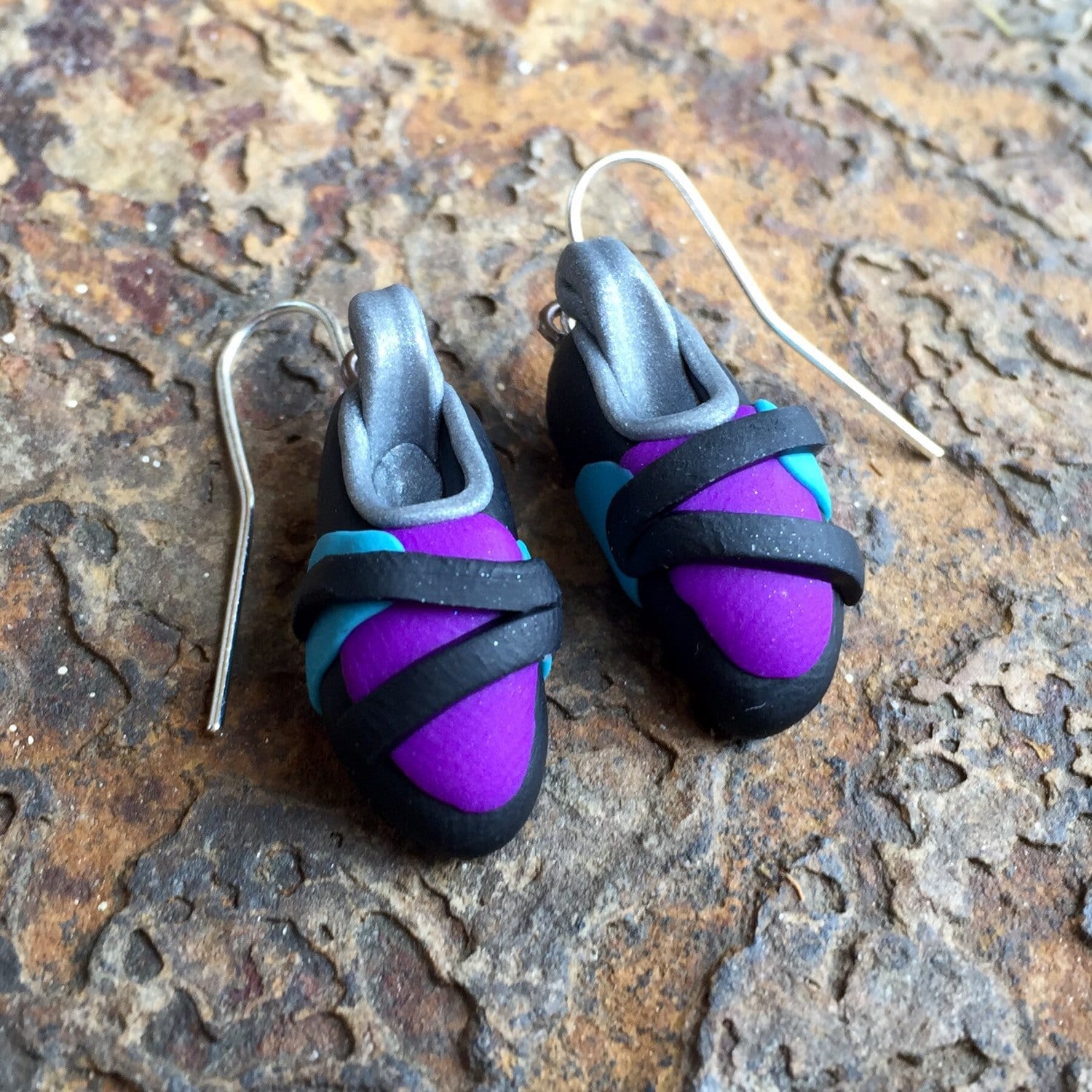 Individuelle Kletterschuh-Ohrringe Personalisiertes Klettergeschenk Individuelle Kletterschuh-Ohrringe Personalisiertes Klettergeschenk von HeelHooksClimbing