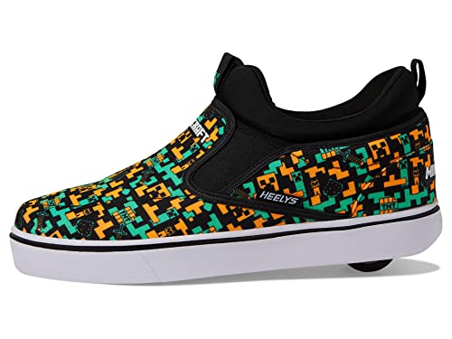 HEELYS Herren J3T FX Minecraft Wheels Skate Sneaker Schuhe, Schwarz / Orange / Gr n, 42 EU von Heelys