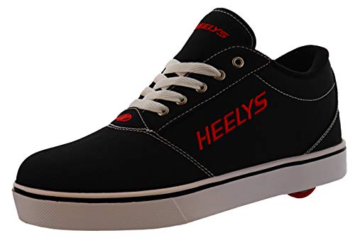 HEELYS Herrenschuhe mit Rollabsatz, schwarz/weiß/rot, 42 EU von Heelys