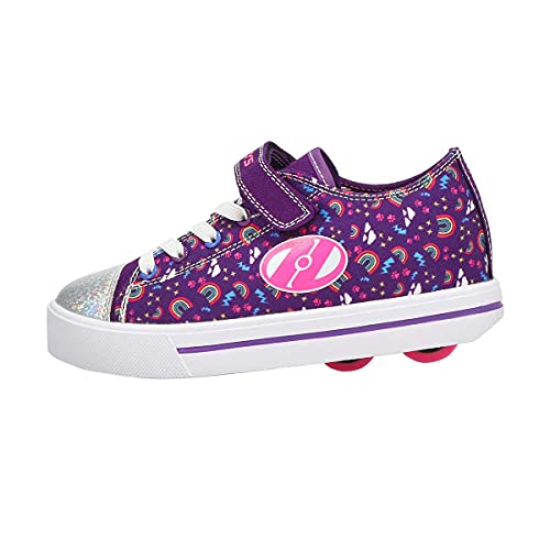 Heelys HLY-G2W-8357 Schuhe mit Rollen, Purple/Multi/Rainbow, 35 EU von Heelys