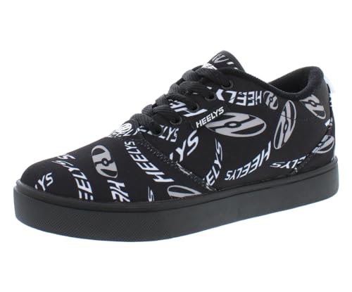 Heelys Herren Pro 20 Prints Schuhe mit Rollen, Schwarz Weiß Grau Swirl Logo, 39 EU von Heelys