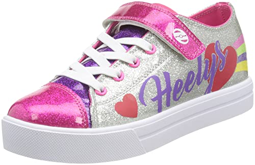 Heelys Hly-g2w-1665 Schuhe mit Rollen, Silbernes Regenbogenherz, 34 EU von Heelys